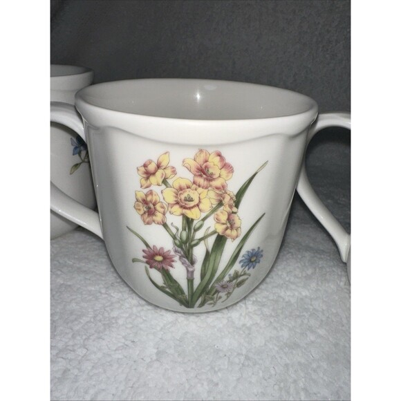 Noritake GOURMET GARDEN Mug Made in Sri Lanka GREAT CONDITION Set Of 3 - Picture 3 of 7
